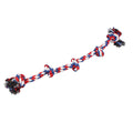 Large Dog Pet Toy Durable Chew Cotton Rope Five-Knot Dog Pet Supplies for Dogs and Cats