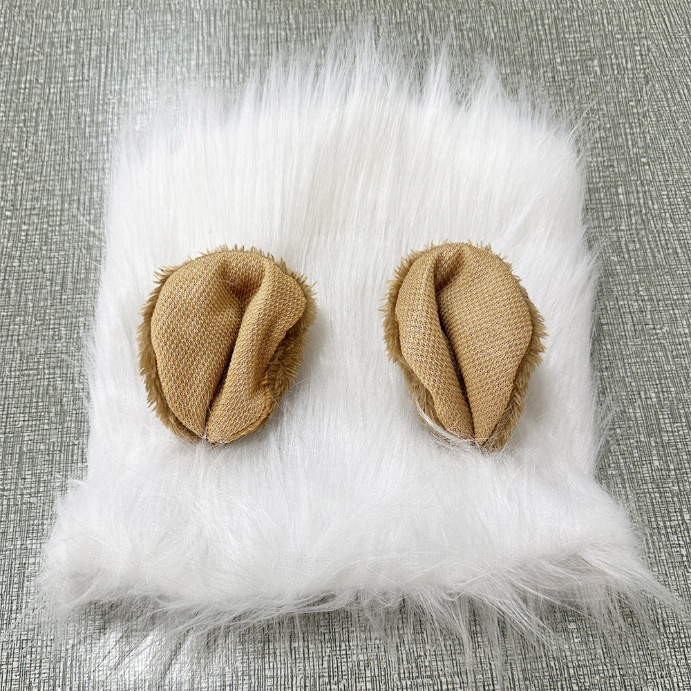 Fun Lion Head Mask with Ears for Pets - Animal Transformation Costume