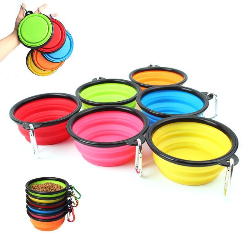 Copy of Pet Folding Bowl, Large and Small Size Tpe Silicone Dog Bowl, Portable Dog Food Basin For Outdoor Pets