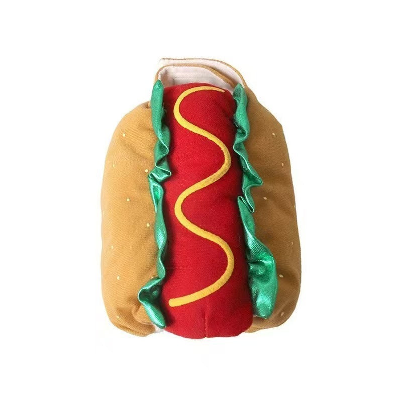 Dog costumes cat costumes carnival Christmas hot dogs hamburgers