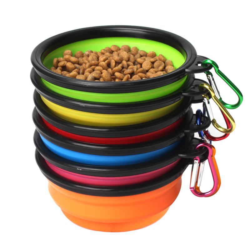 Copy of Pet Folding Bowl, Large and Small Size Tpe Silicone Dog Bowl, Portable Dog Food Basin For Outdoor Pets