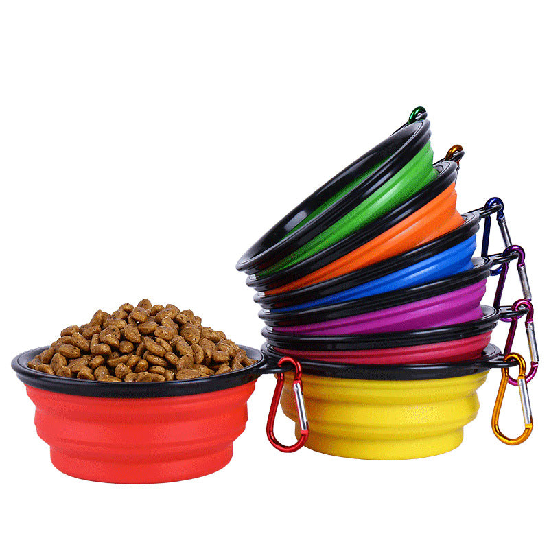 Copy of Pet Folding Bowl, Large and Small Size Tpe Silicone Dog Bowl, Portable Dog Food Basin For Outdoor Pets