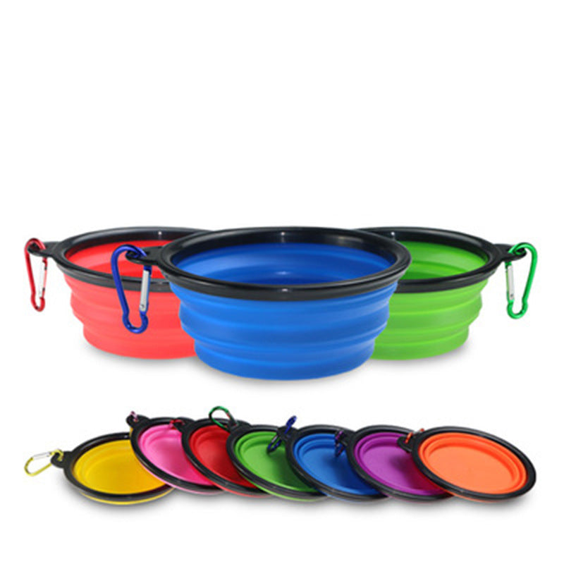 Copy of Pet Folding Bowl, Large and Small Size Tpe Silicone Dog Bowl, Portable Dog Food Basin For Outdoor Pets